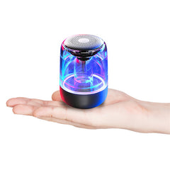 Mini Bluetooth Speaker with TWS Bass and Light