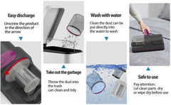 Wireless UV-C Mattress Vacuum Cleaner