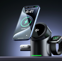 Three-in-one Magnetic Wireless Charger