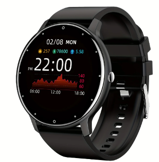 1.28-Inch IP67 Waterproof Smartwatch with Health Monitor