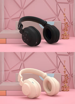 Wireless Over-Ear Bluetooth Headphones in Pastel Colors