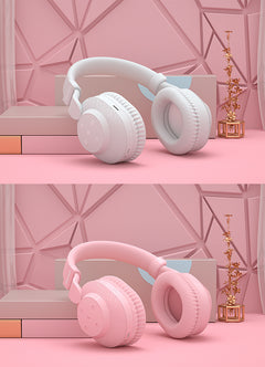 Wireless Over-Ear Bluetooth Headphones in Pastel Colors