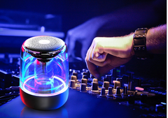 Mini Bluetooth Speaker with TWS Bass and Light